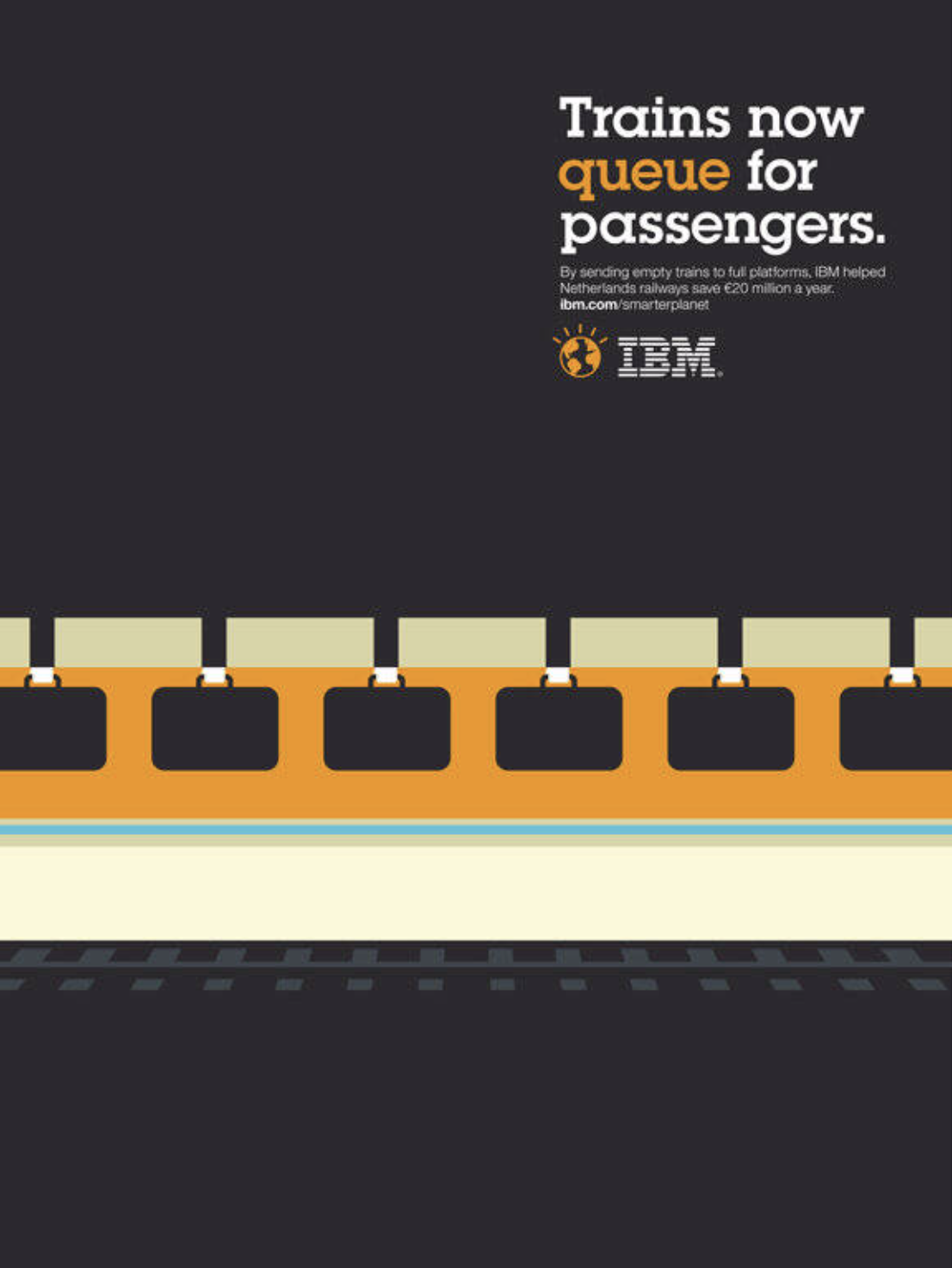 Trains now queue for passengers
