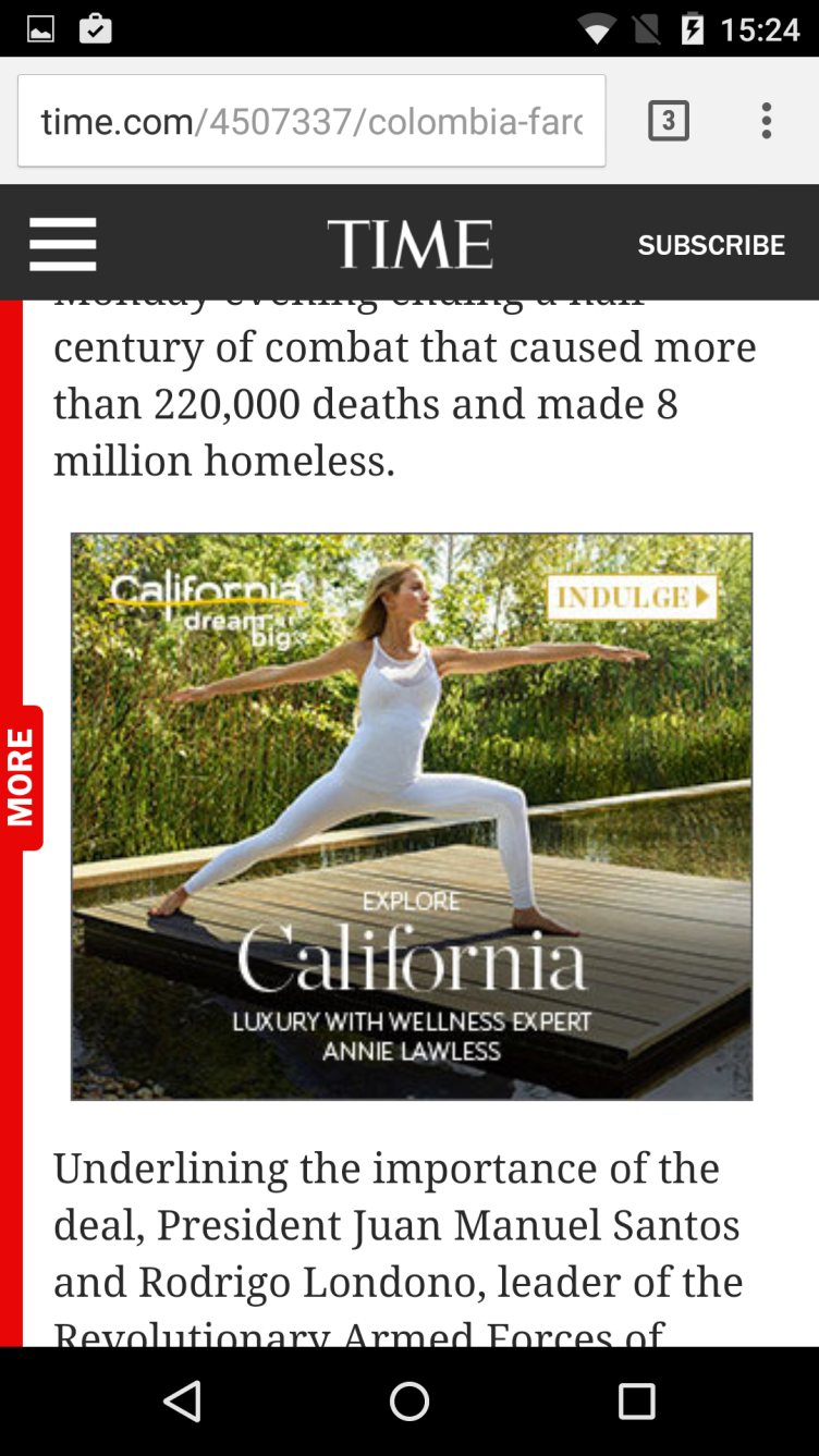 Visit California - Golden State of Mind ad execution